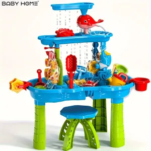 Sensory Sand and Water Table for Toddler Play