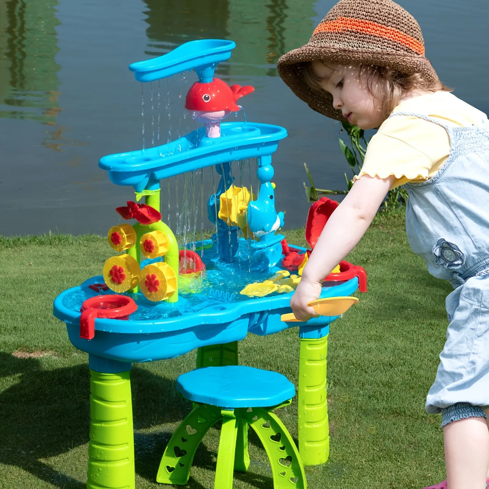 Sensory Sand and Water Table for Toddler Play