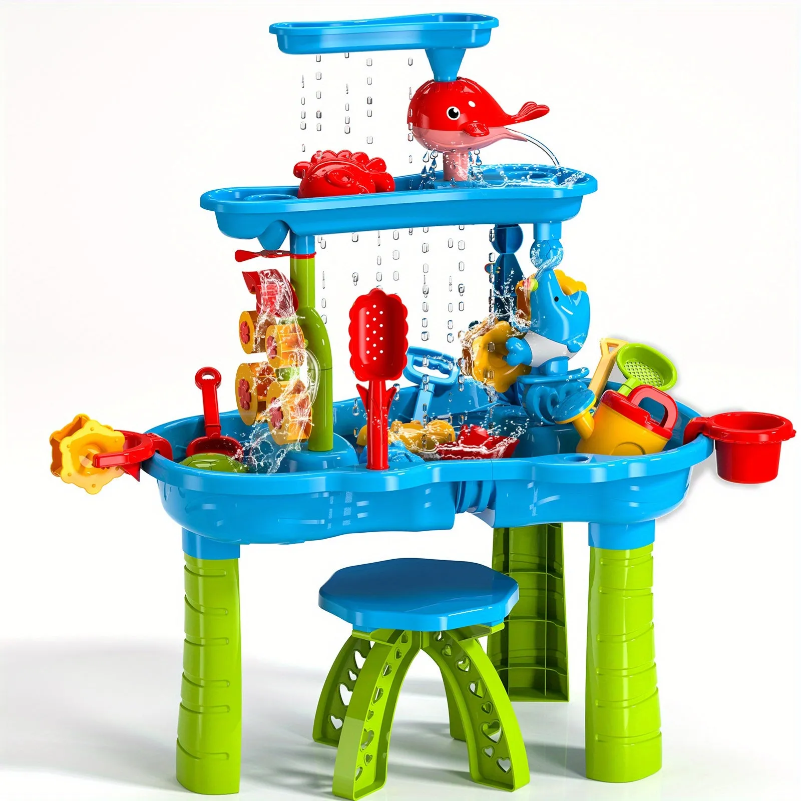 Sensory Sand and Water Table for Toddler Play