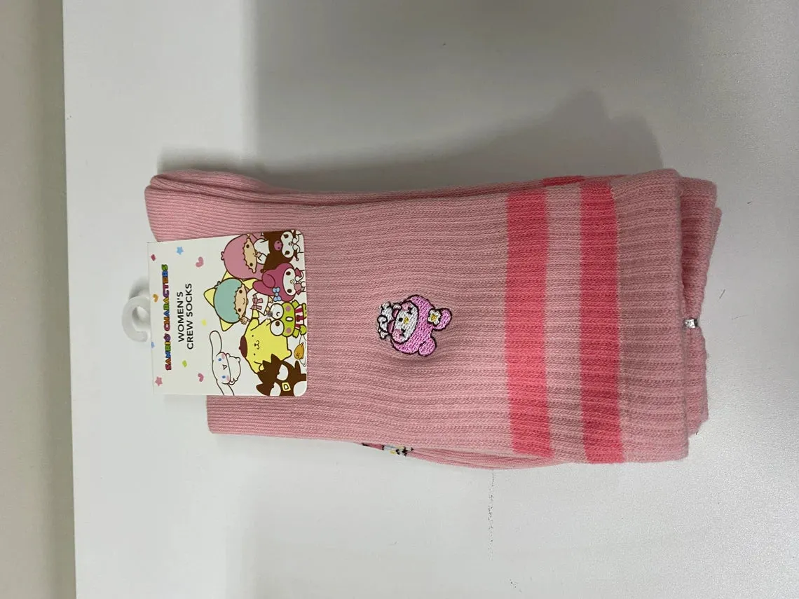 Set of 2 My Melody & Piano Wednesday Socks Sanrio