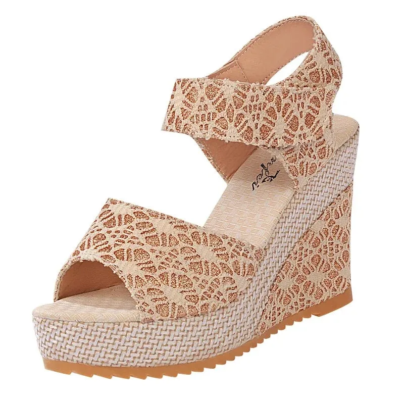 SH366 - Open Toe Wedges Sandals