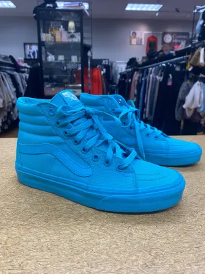 Shoes Athletic By Vans In Teal, Size: 7.5