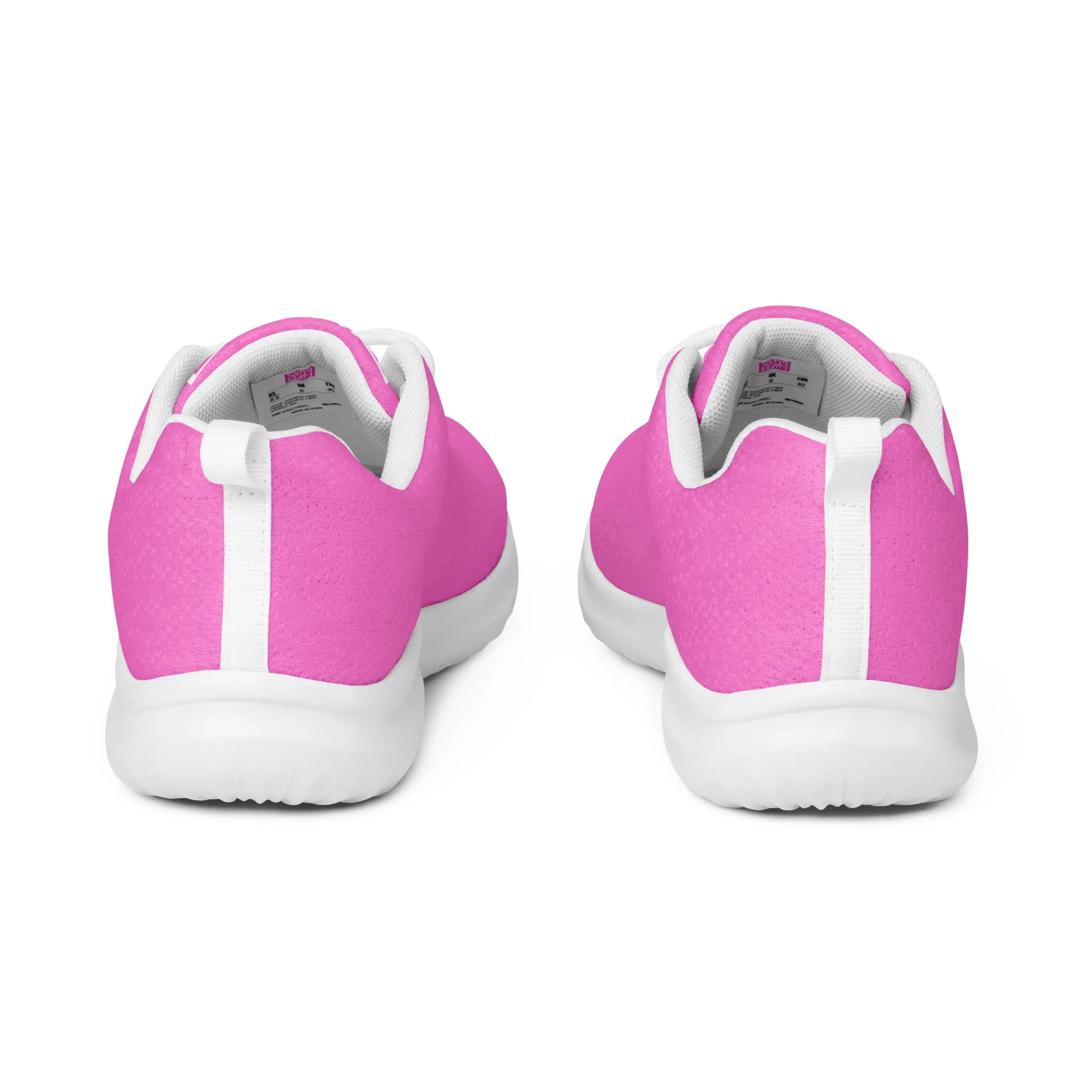 Sixty Eight 93 Logo White Pink Women’s Athletic Shoes