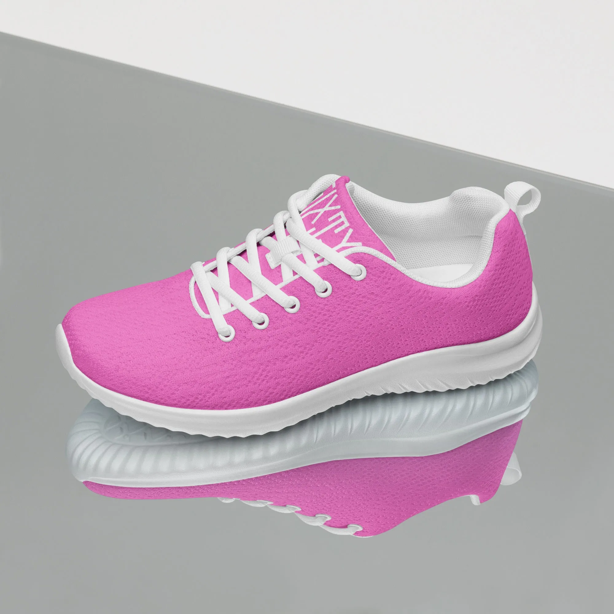 Sixty Eight 93 Logo White Pink Women’s Athletic Shoes