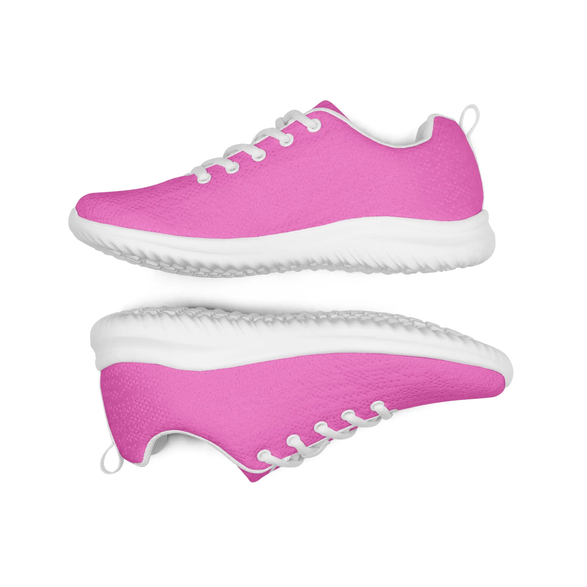 Sixty Eight 93 Logo White Pink Women’s Athletic Shoes