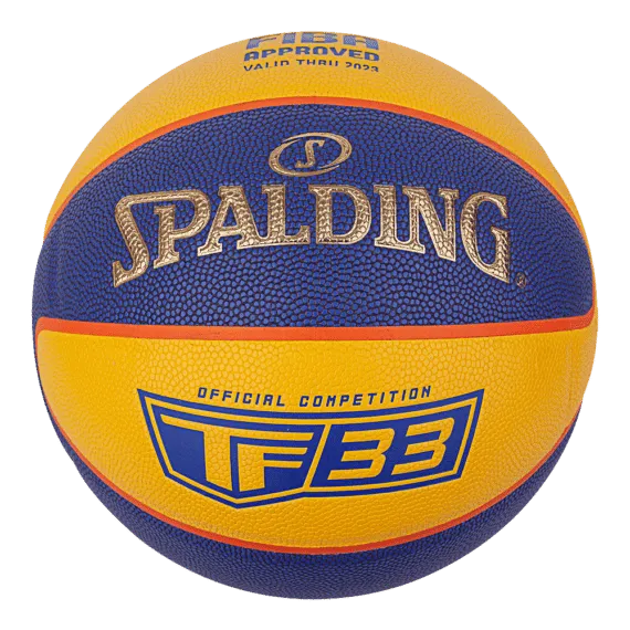 Spalding TF-33 Gold – Yellow/Blue 2021 Sz6 Composite Basketball