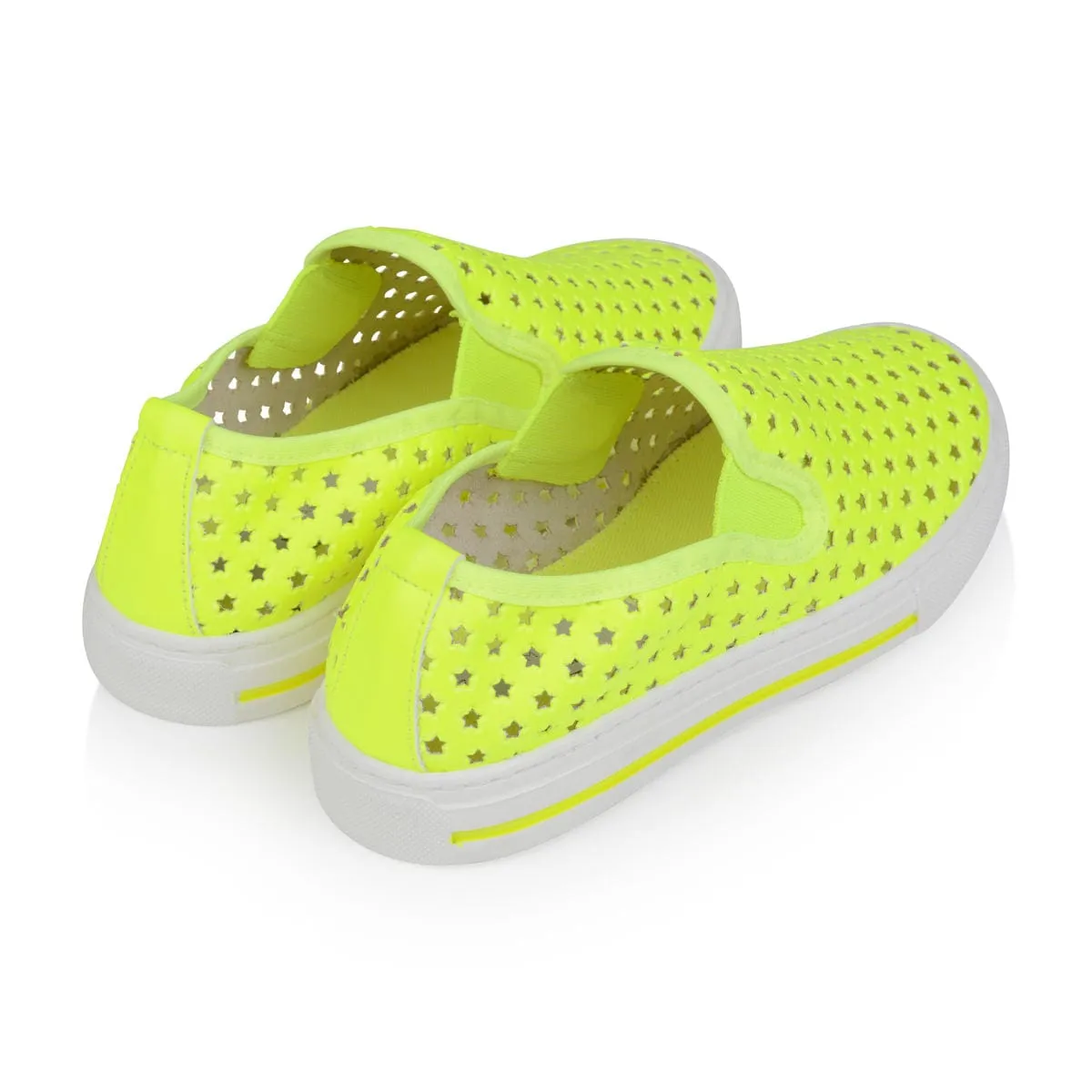 Stella McCartney Boys Neon Slip On Shoes