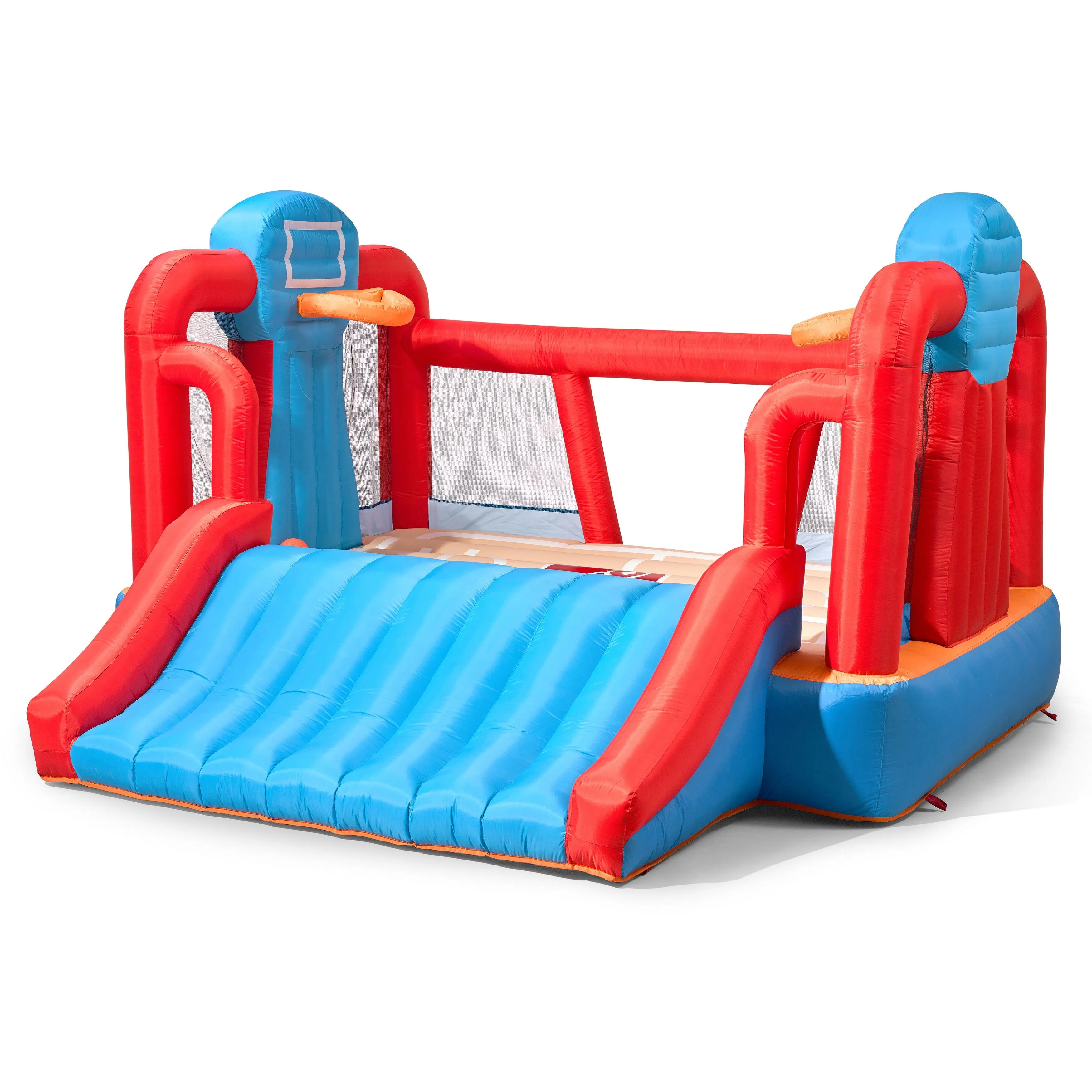 Step2 MAX Sports Full Court Basketball ‘n Slide Bouncer with Extra Heavy Duty Blower Inflatable Bounce House for Kids