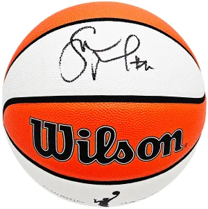 Sue Bird Autographed Authentic White Panel Indoor/Outdoor Basketball Seattle Storm Beckett BAS QR Stock #214843