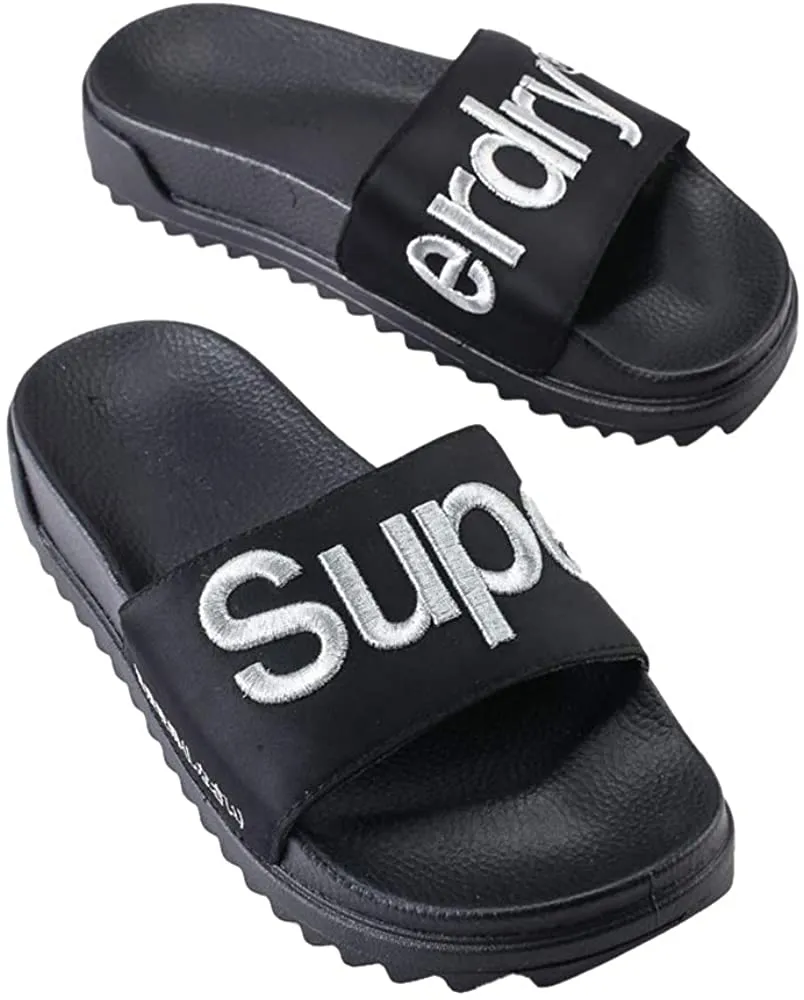 Superdry Women's Satin Flatform Sliders