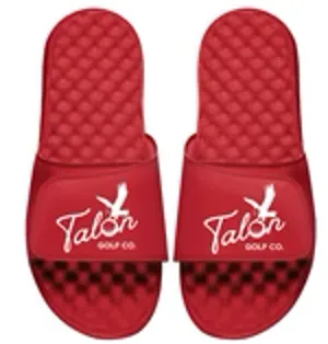 Talon Golf Script White Logo Red