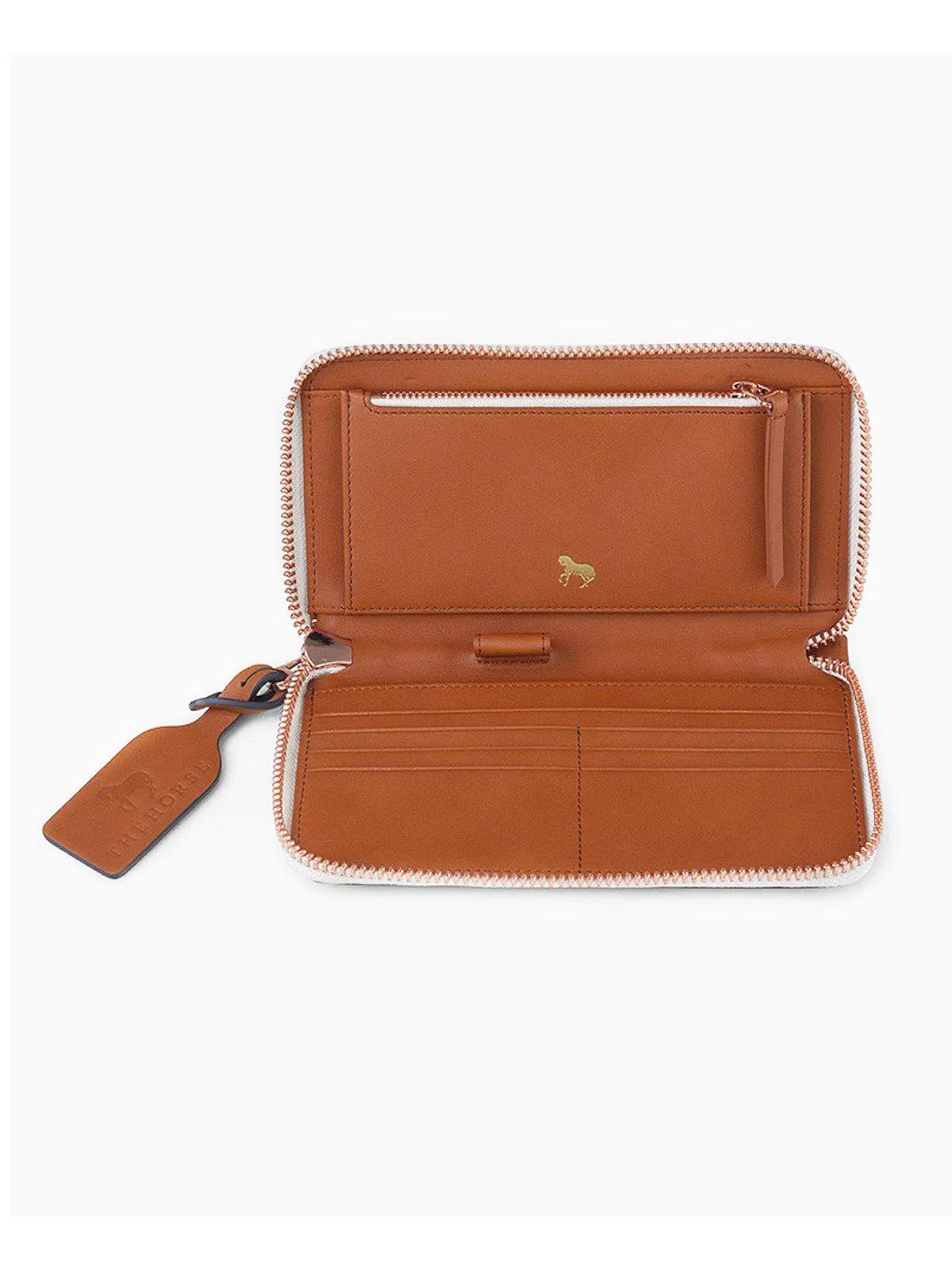 The Horse Block Wallet Tan