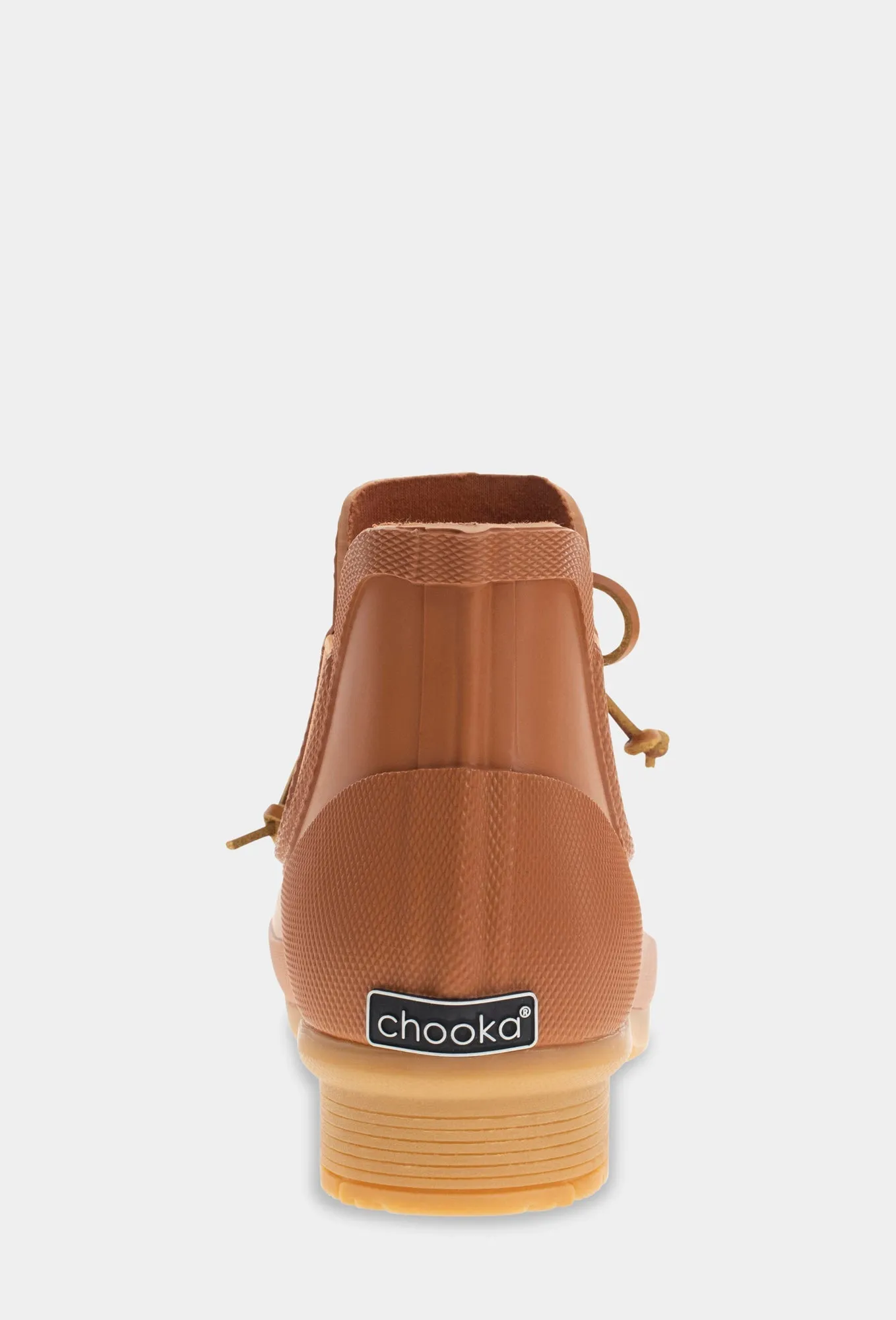 TIE CHELSEA RAIN BOOT - COGNAC