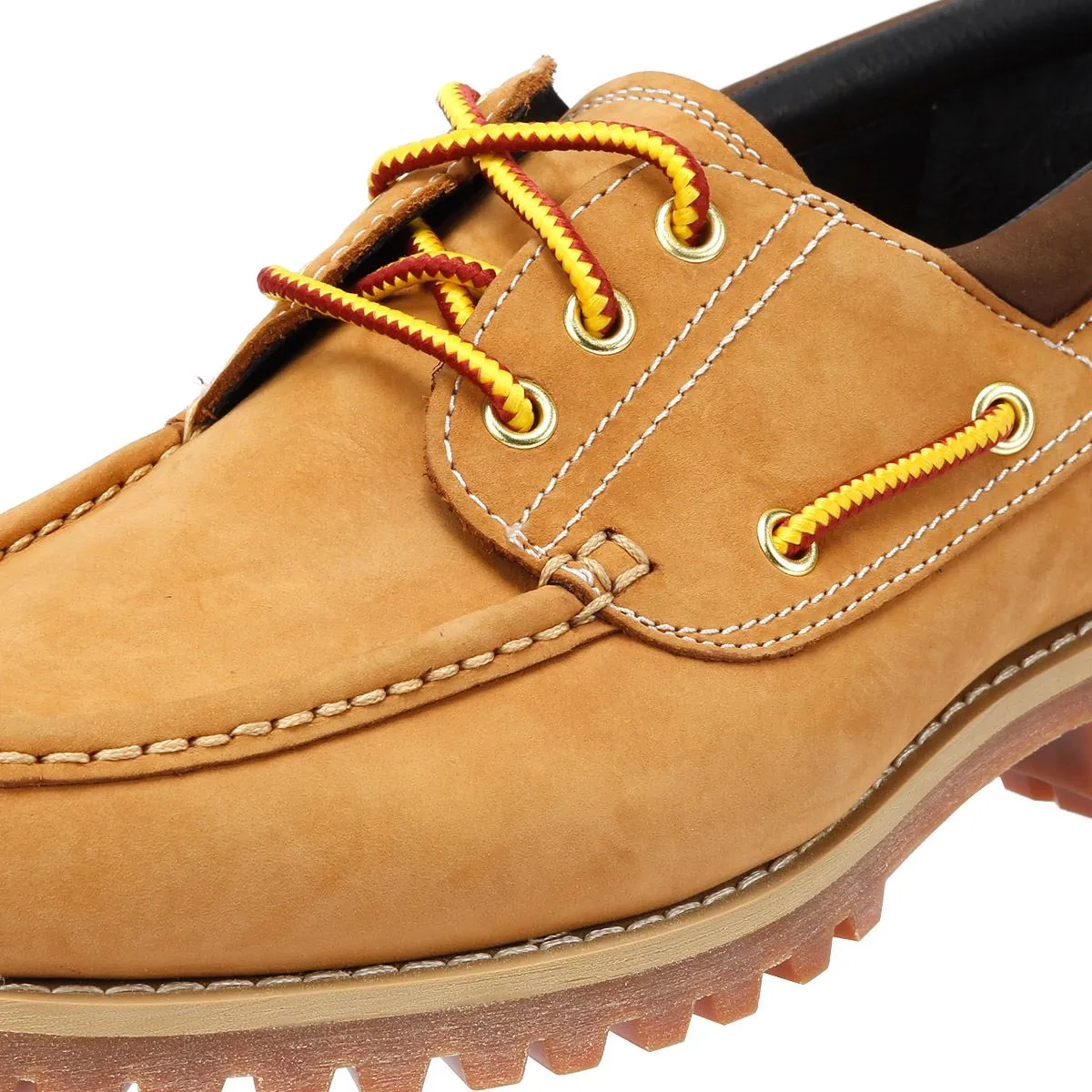 Timberland Authentic Leather Men's Wheat Lace-Up Boat Shoes