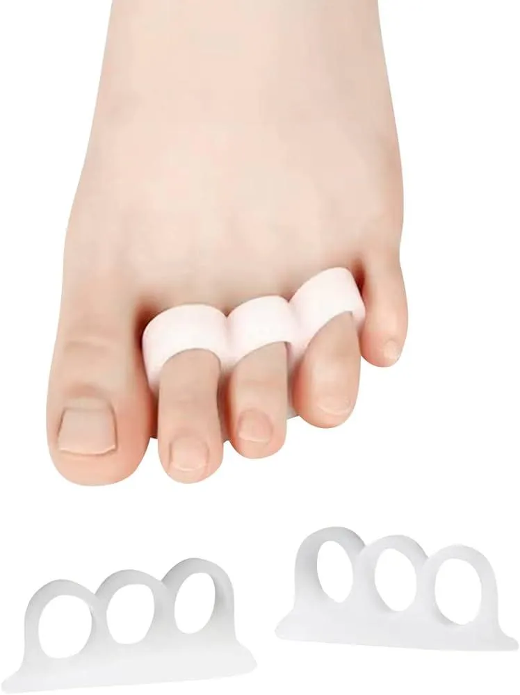 Transparent Silicone Toe Separators for Foot Pain Relief - Ultimate Comfort Experience