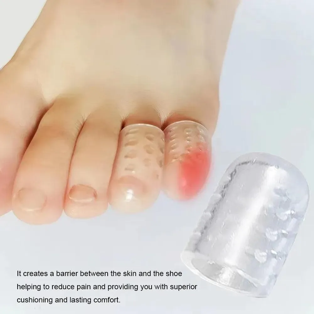 Transparent Silicone Toe Separators for Foot Pain Relief - Ultimate Comfort Experience