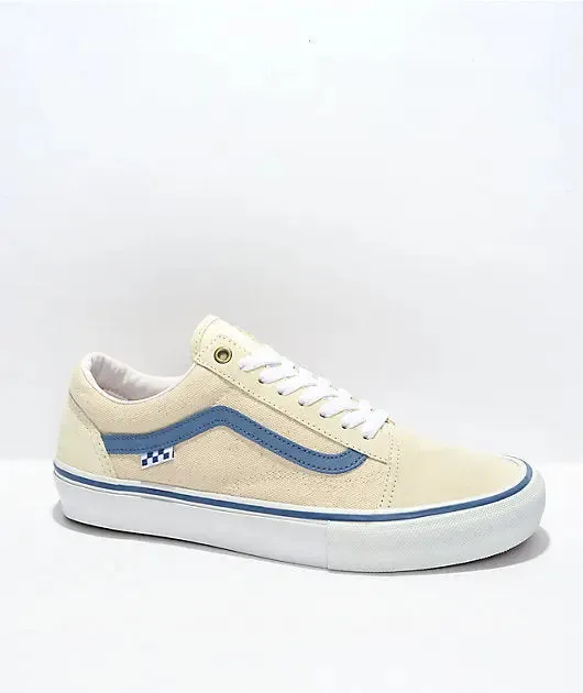 VANS OLD SKOOL SKATE SHOES - OFF WHITE