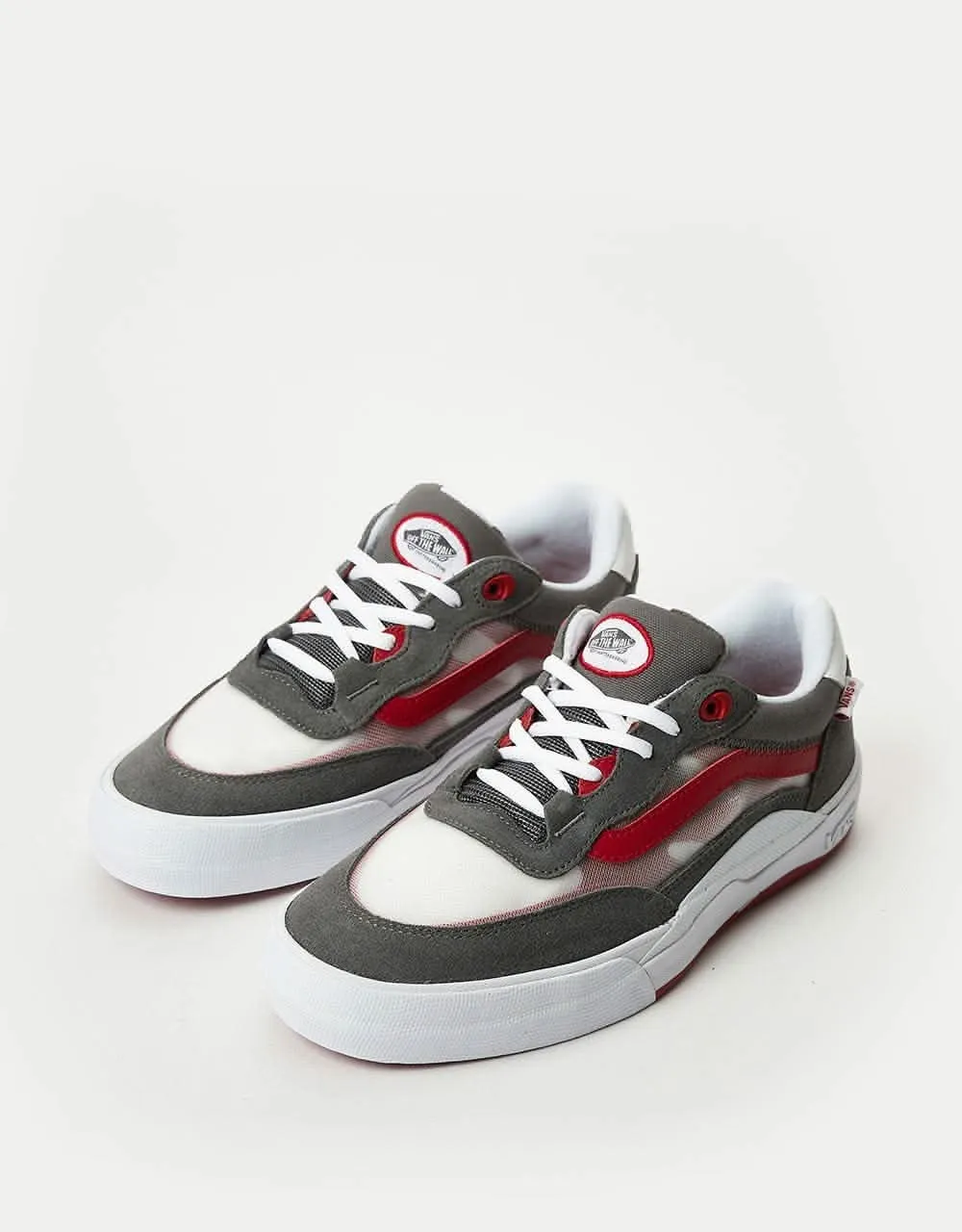 Vans Wayvee Skate Shoes - Grey/Red