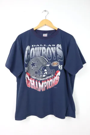 Vintage 1995 Dallas Cowboys NFC Champions Tee