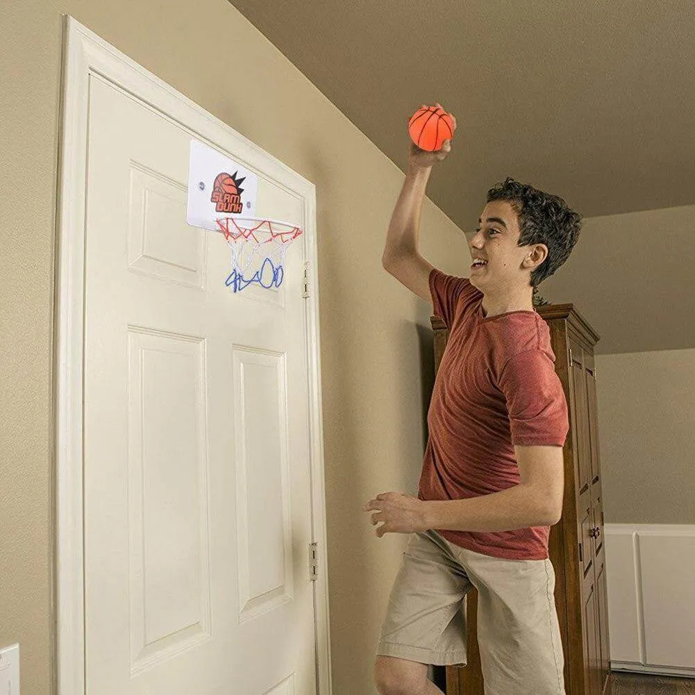 Wall-Mounted Mini Basketball Hoop Toy Set