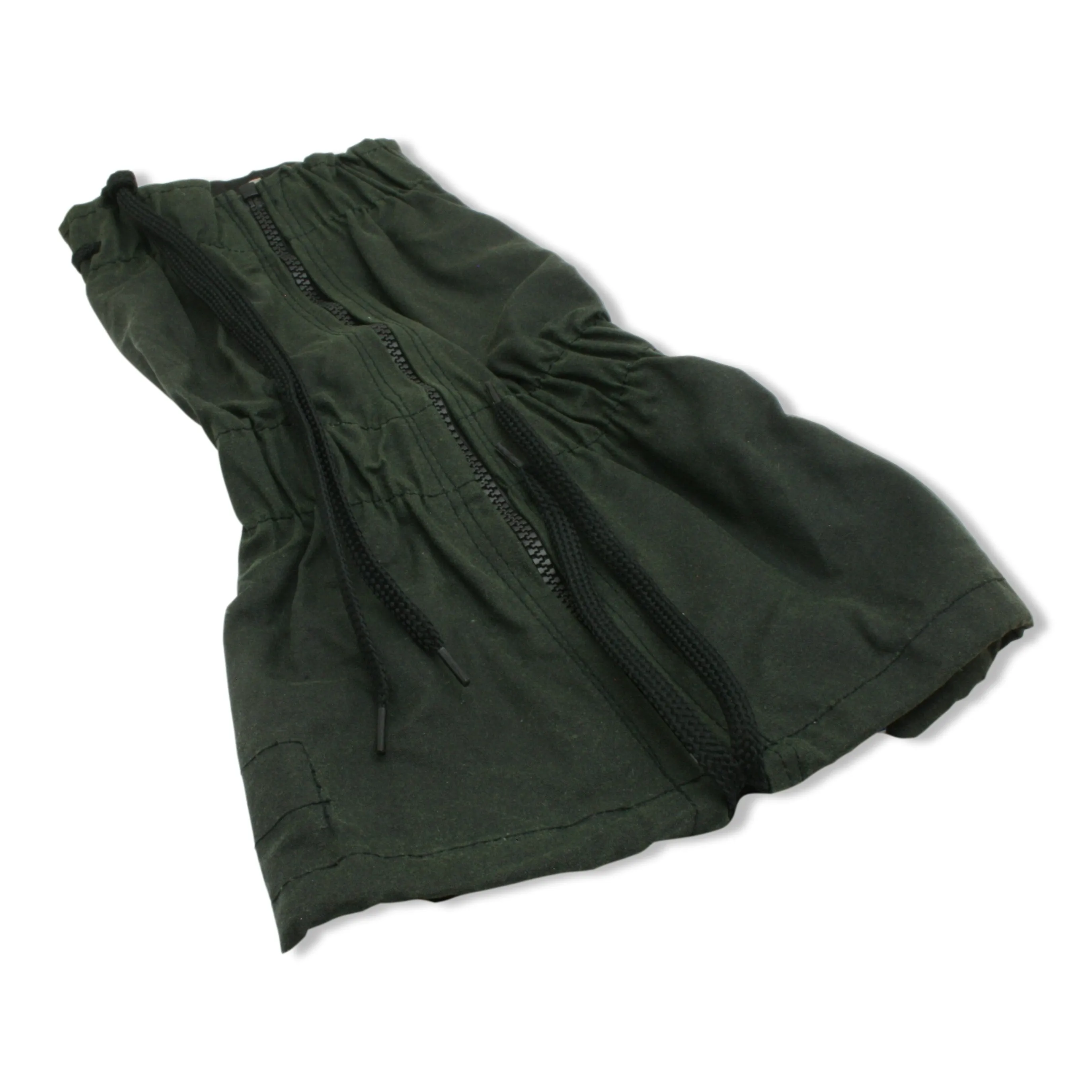 Wax Cotton Gaiters Dark Green