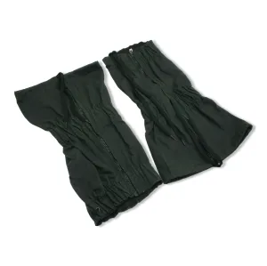 Wax Cotton Gaiters Dark Green