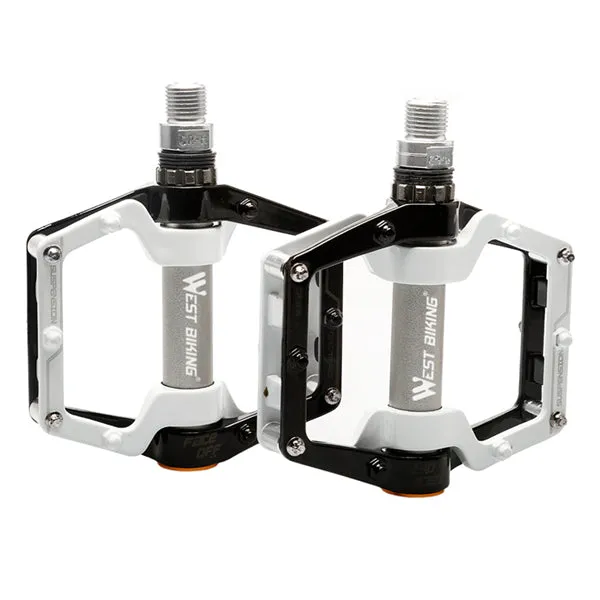 WEST BIKING Cycling Pedals Fixed Gear MTB BMX Bicycle Pedals 9/16" Foot Pegs Outdoor Sports DHCrank MTB Road Bike Cycling Pedals