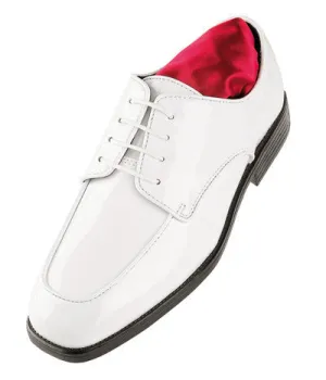 White Celebration Style Tuxedo Shoes