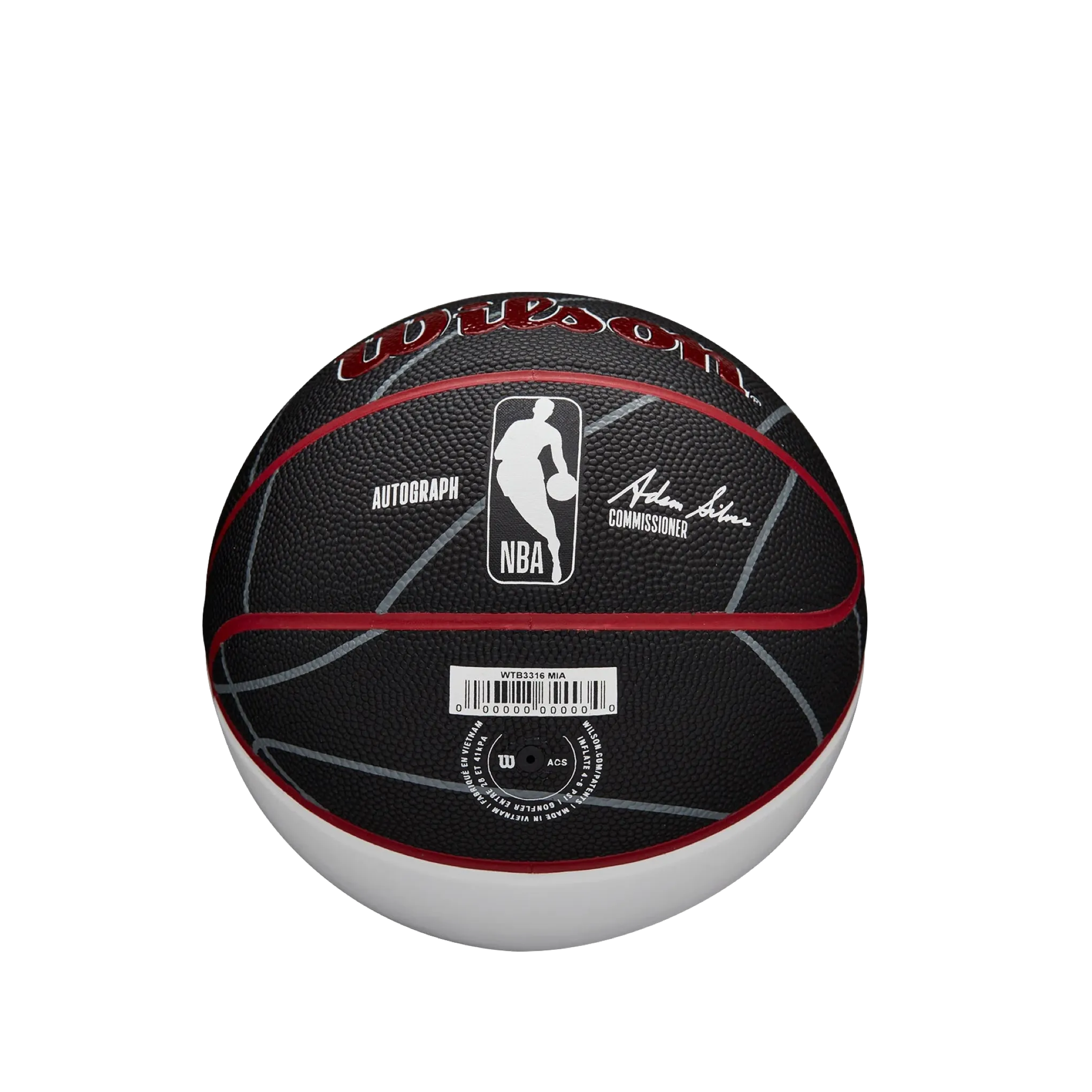 Wilson Miami HEAT Autograph Mini Basketball