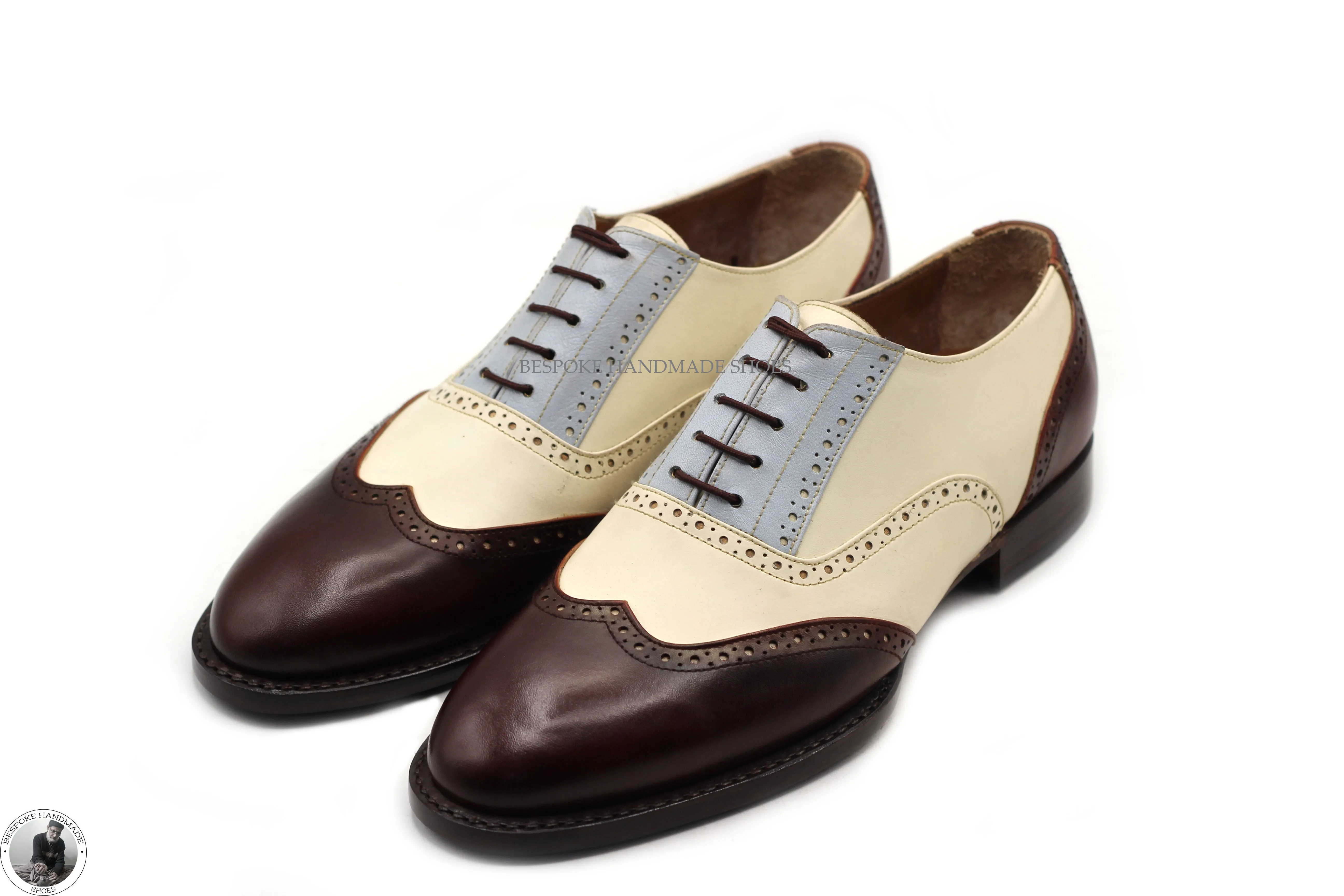 Wingtip Brogue Lace Up Oxford Shoes