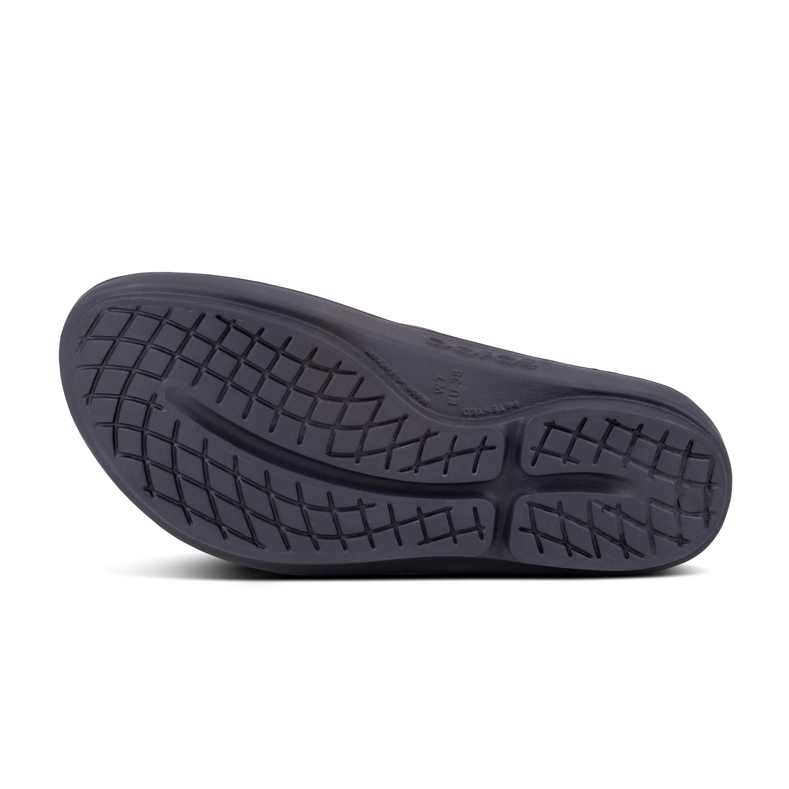 Women's Oofos OOlala Luxe Color: Black/ Calypso