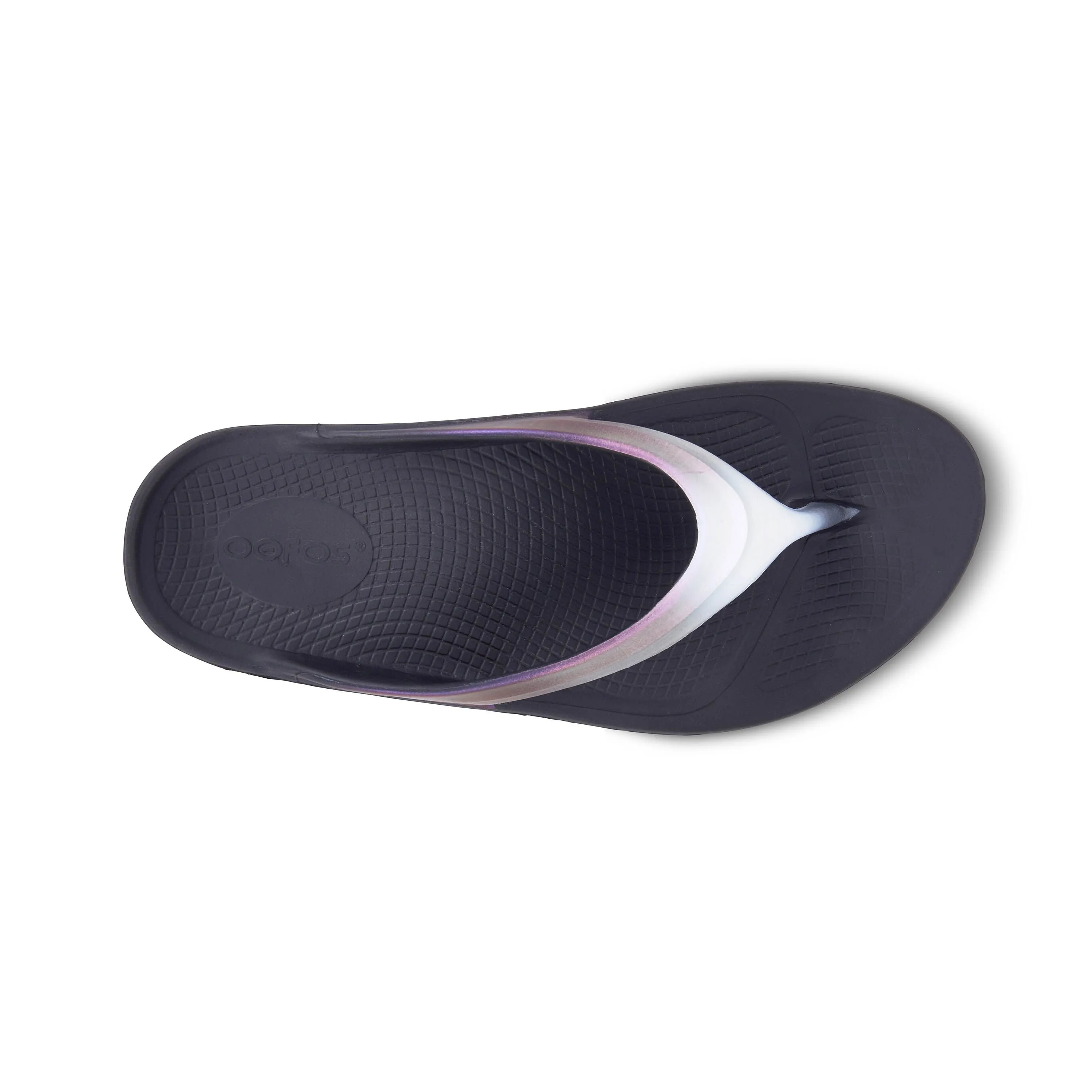 Women's Oofos OOlala Luxe Color: Black/ Calypso