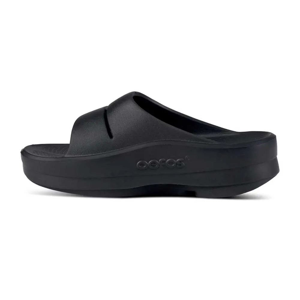 Women's OOmega OOahh Slide- Black - Regular (B)