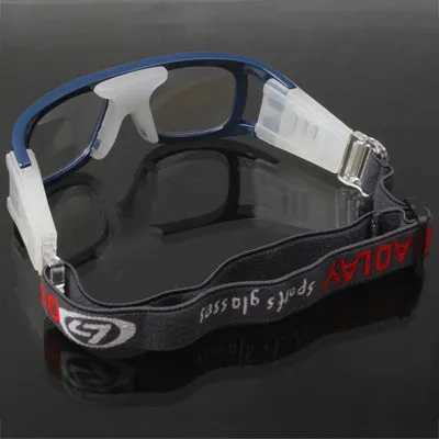 Wrap Goggles Sports Glasses Eyewear for Basketball / Soccer Game (Blue)